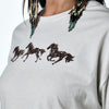 Horses Crop T-shirt