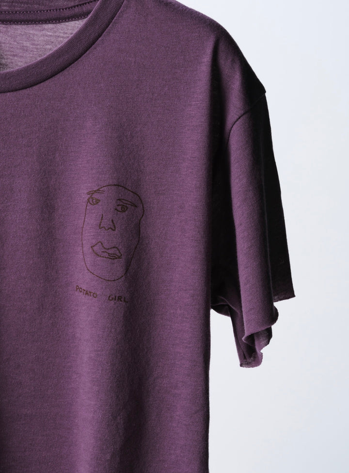 Potato Girl Crop T-Shirt