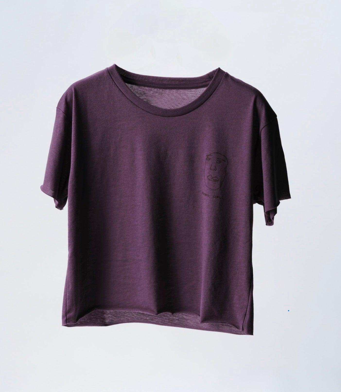 Potato Girl Crop T-Shirt