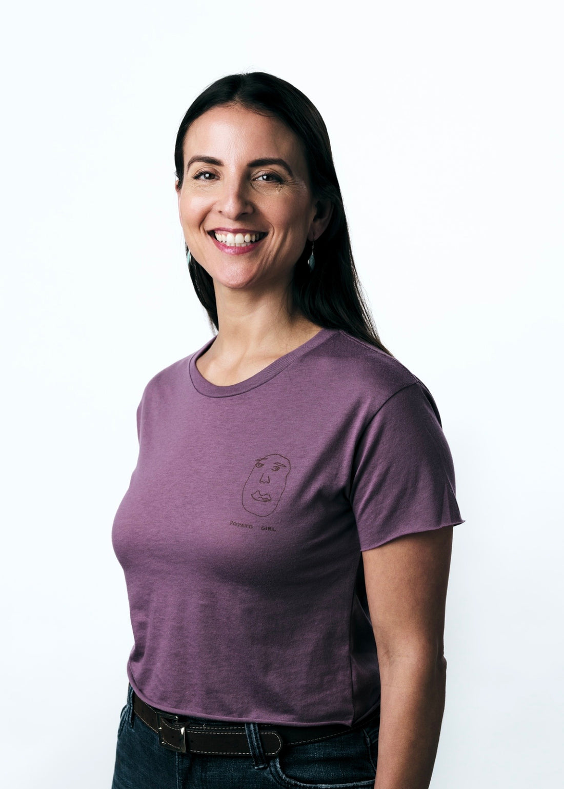 Potato Girl Crop T-Shirt