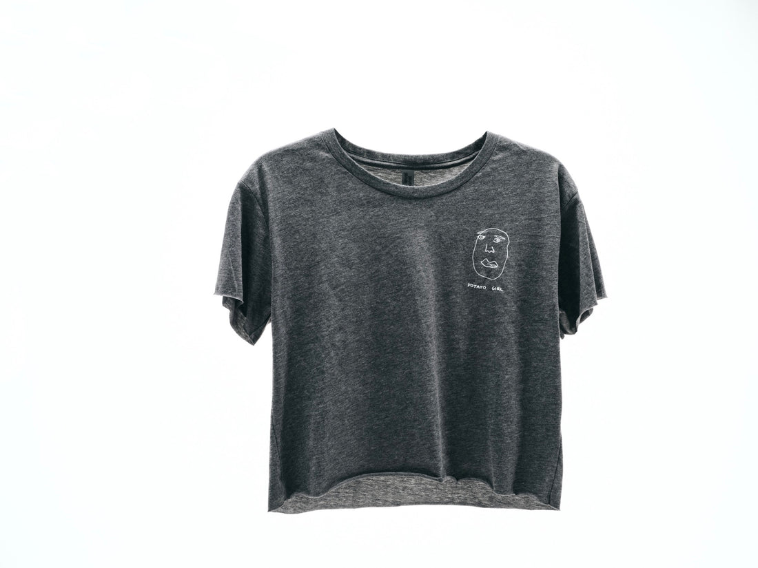 Potato Girl Crop T-Shirt