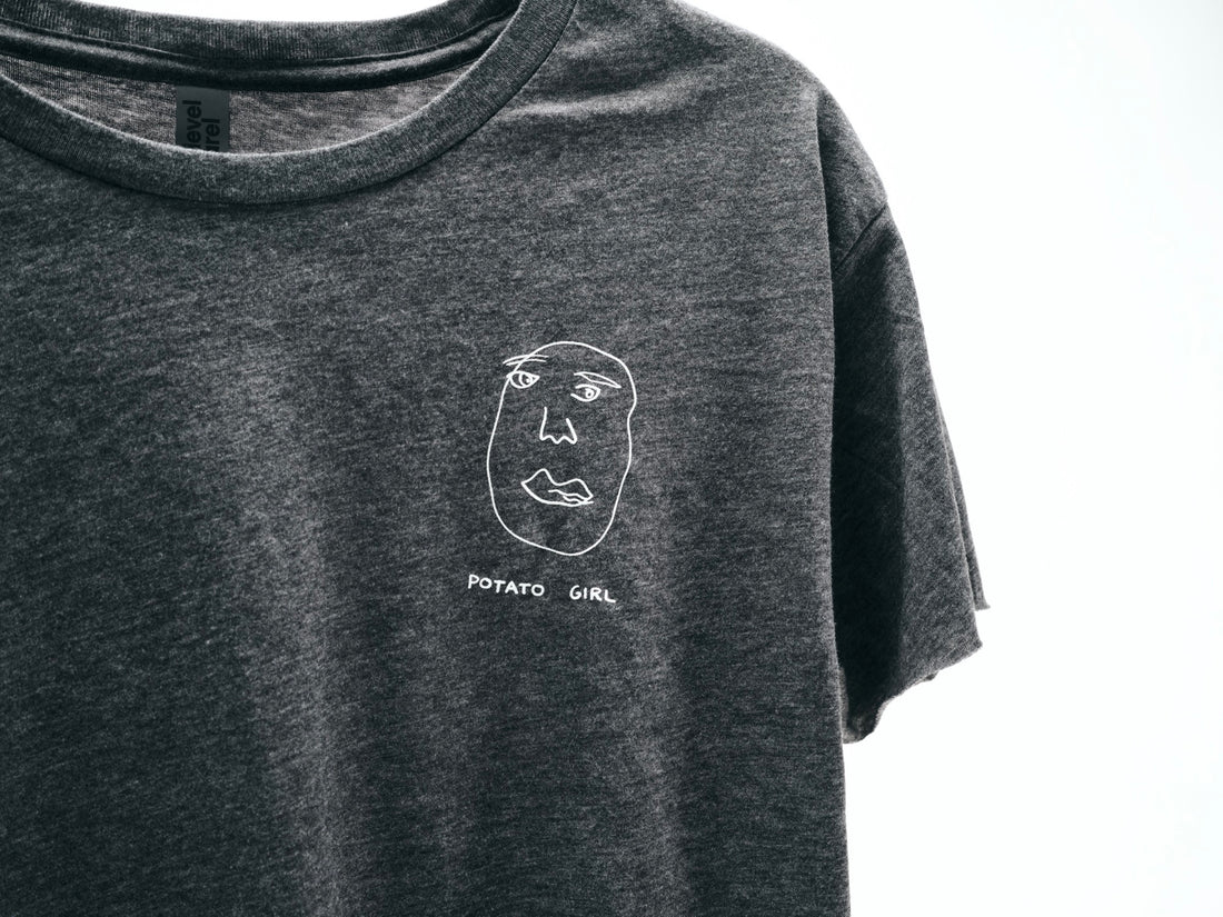 Potato Girl Crop T-Shirt